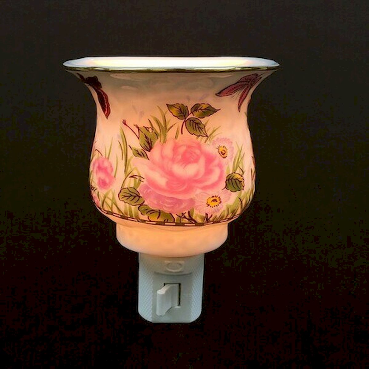 Pink Roses Night Light