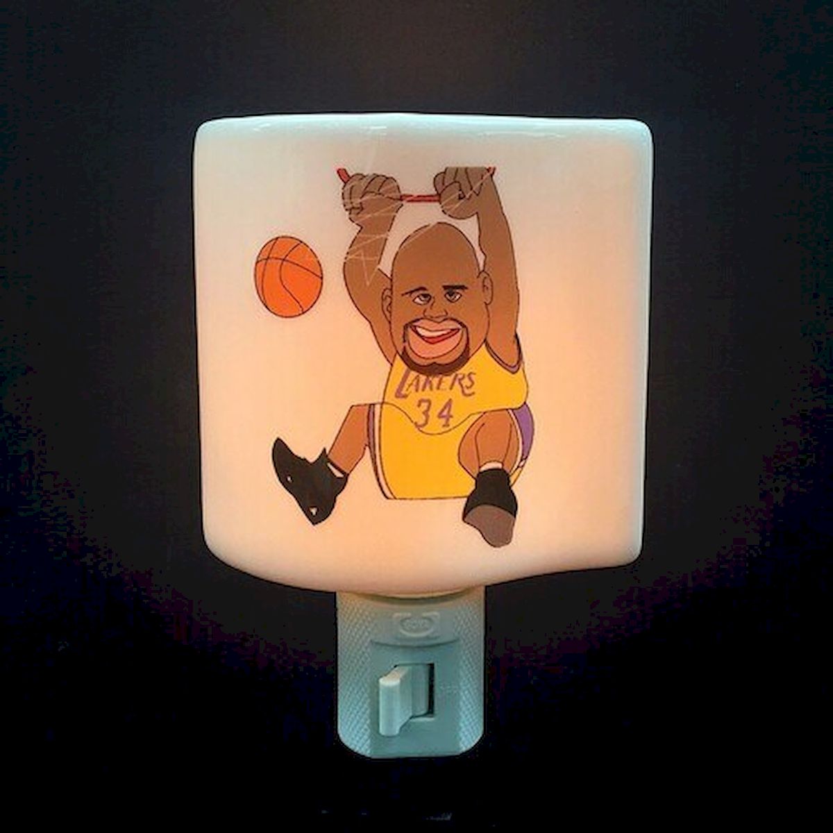 Lakers 34 Basketball Night Light