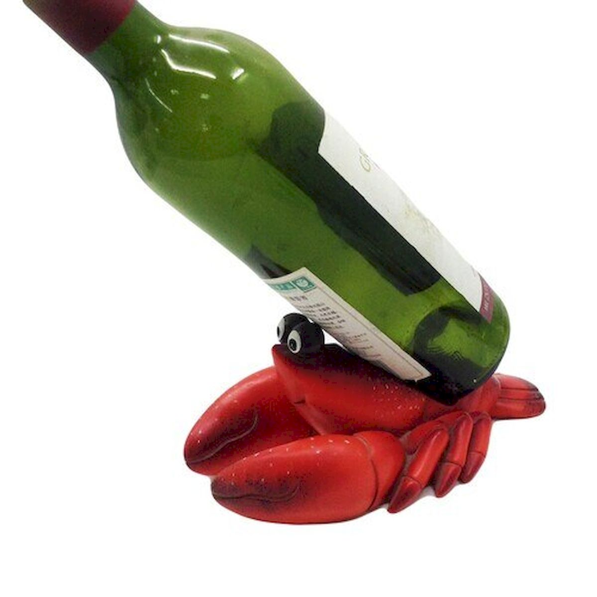 Picture of Mr. MJs HO-JY5594WH-4A Red Lobster Wine Holder