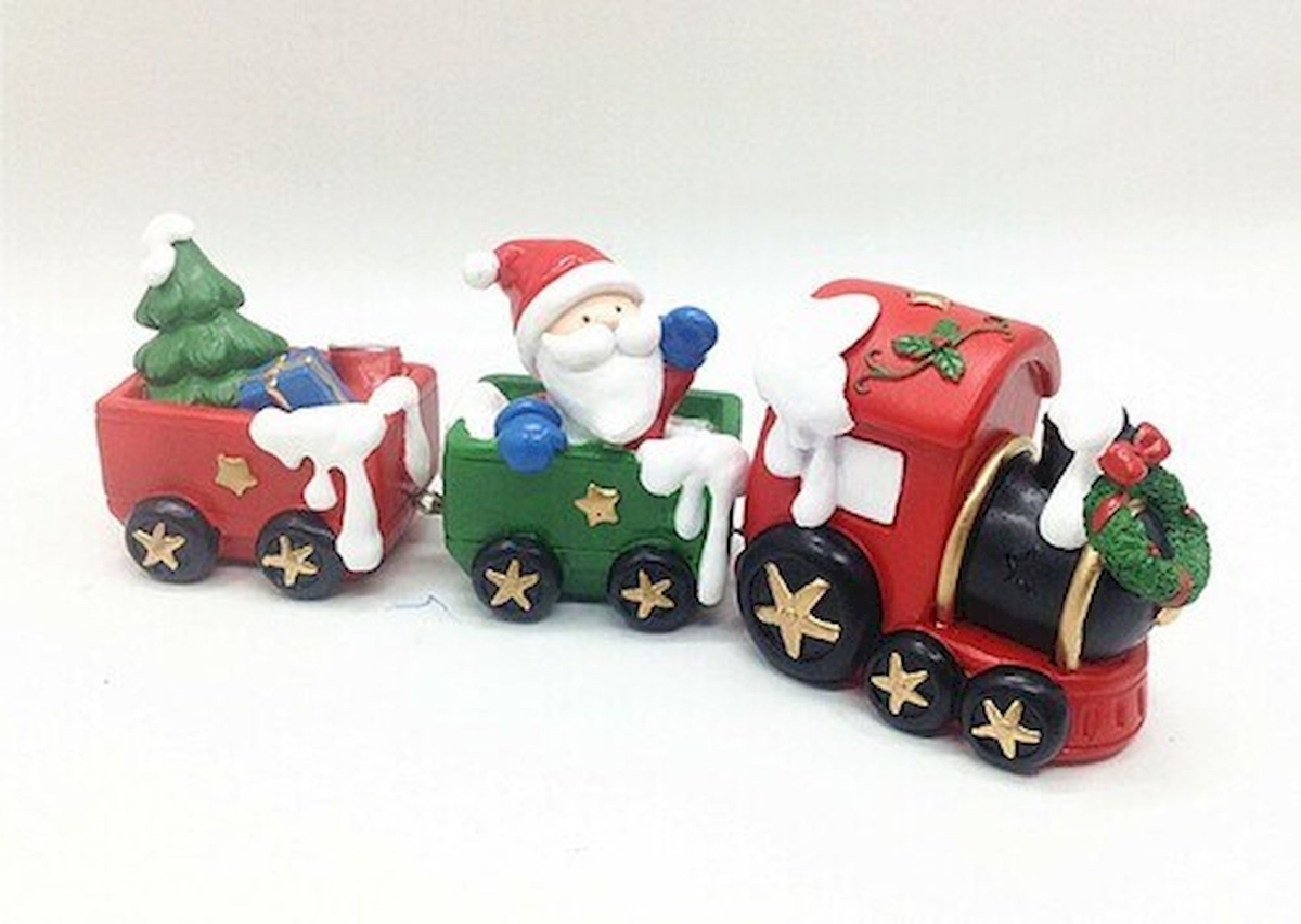Santa Claus Train Figurine