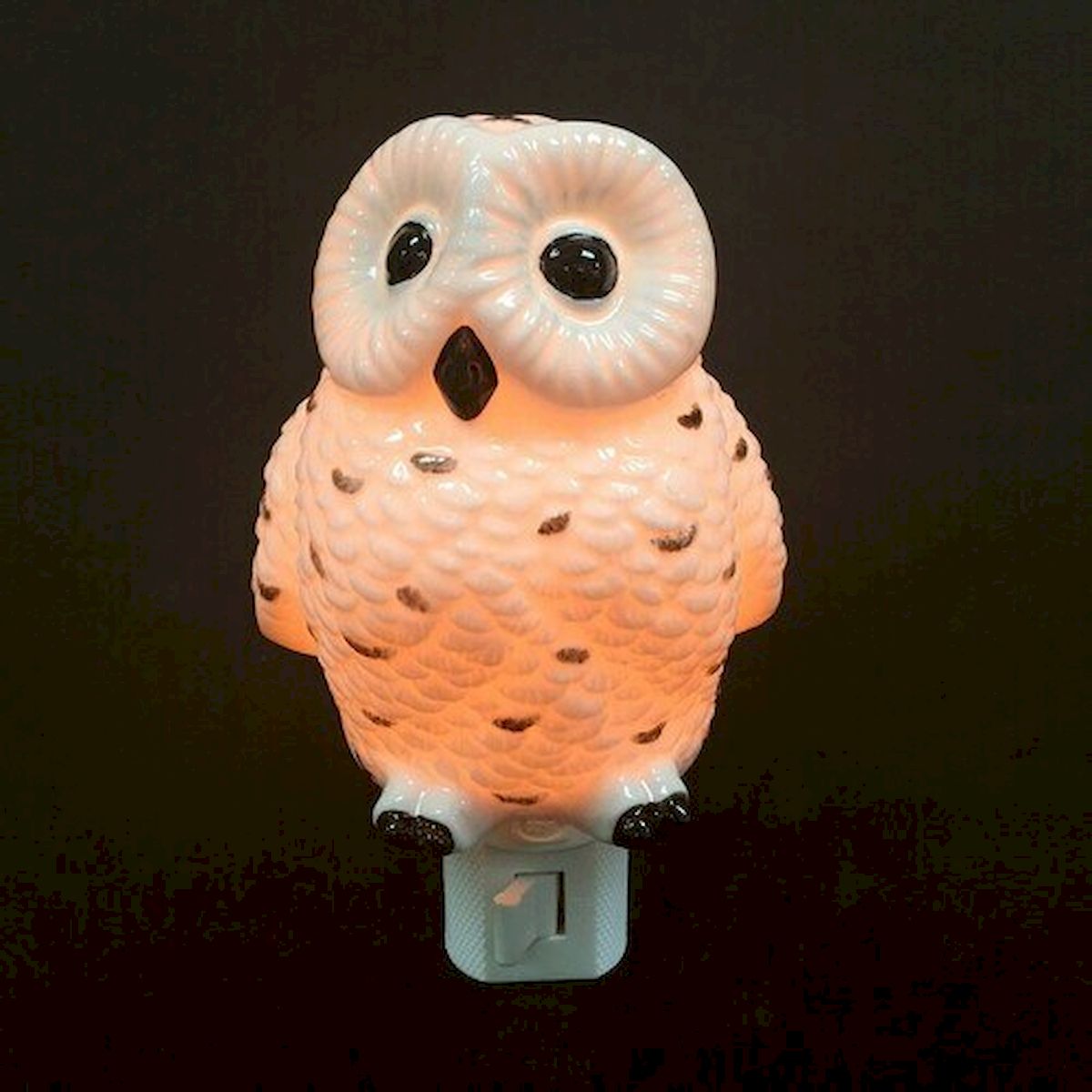 White Owl Shaped Night Light