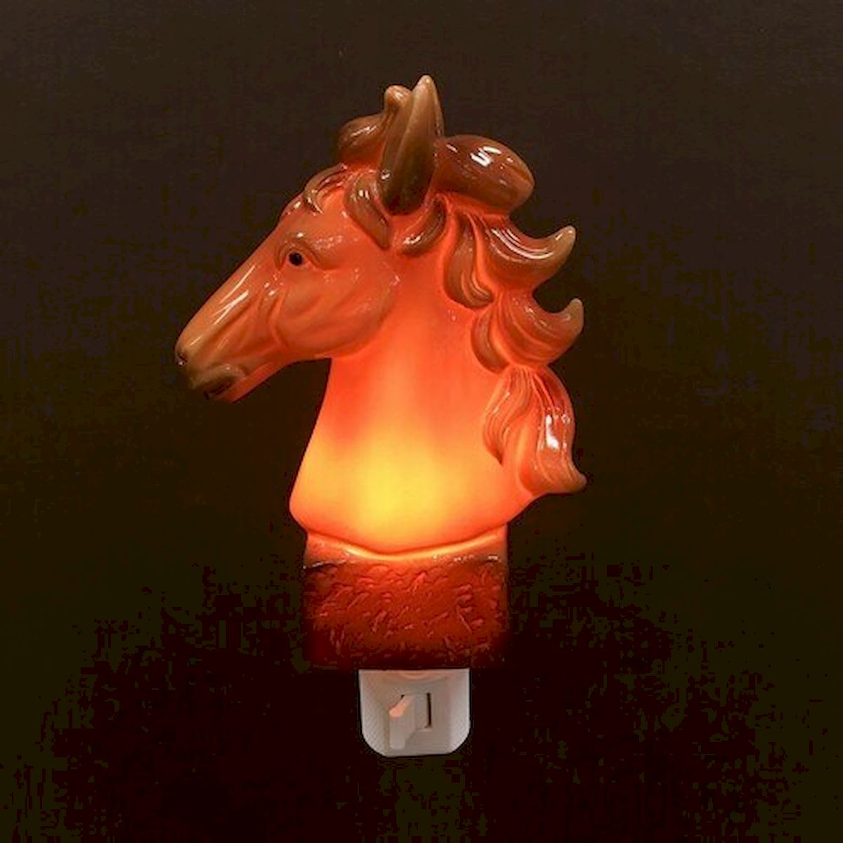Brown Horse Shaped Night Light