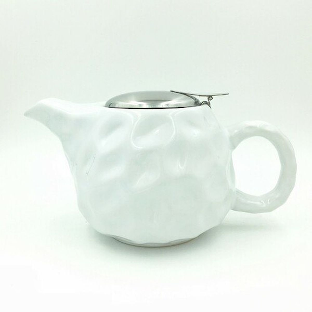 Picture of Mr. MJs HO-SFYT071L-WHITE White Teapot with Infuser