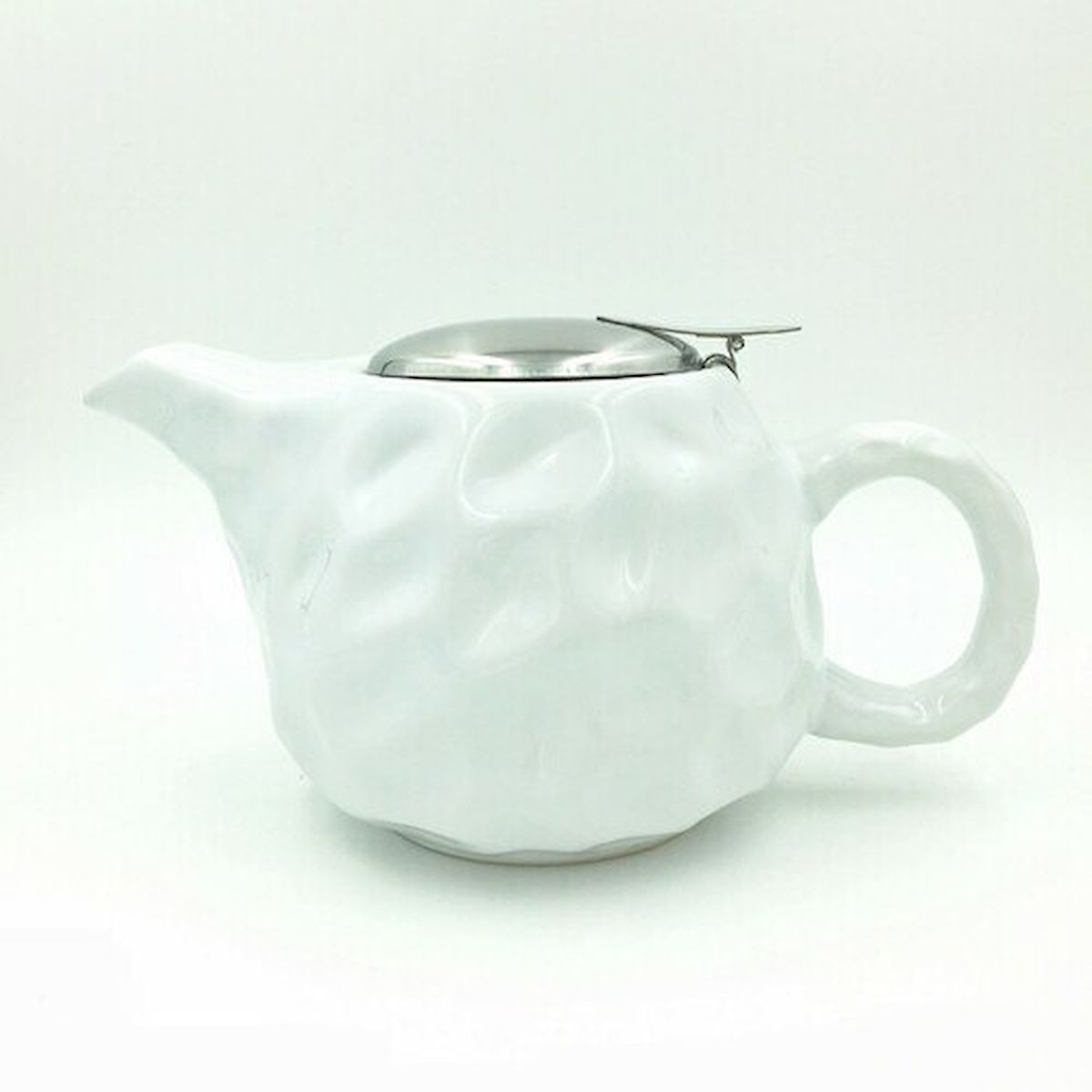 Picture of Mr. MJs HO-SFYT071S-WHITE White Teapot with Infuser