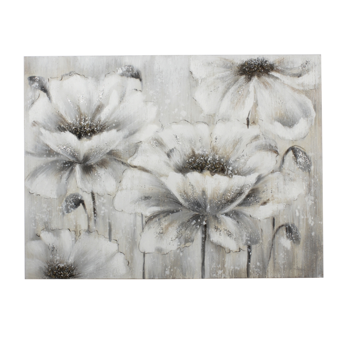 Picture of Mr. MJs CJ-2009DM287300 A White Flowers Oil Painting