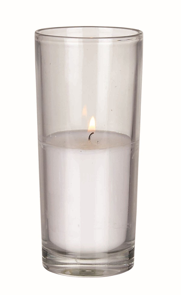 Picture of 212 Main AI-C05WH Elite Filled Glass Votive Candles, Set of 24