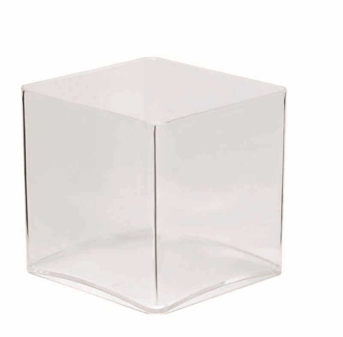 Clear Plastic Cube 1 Decoration