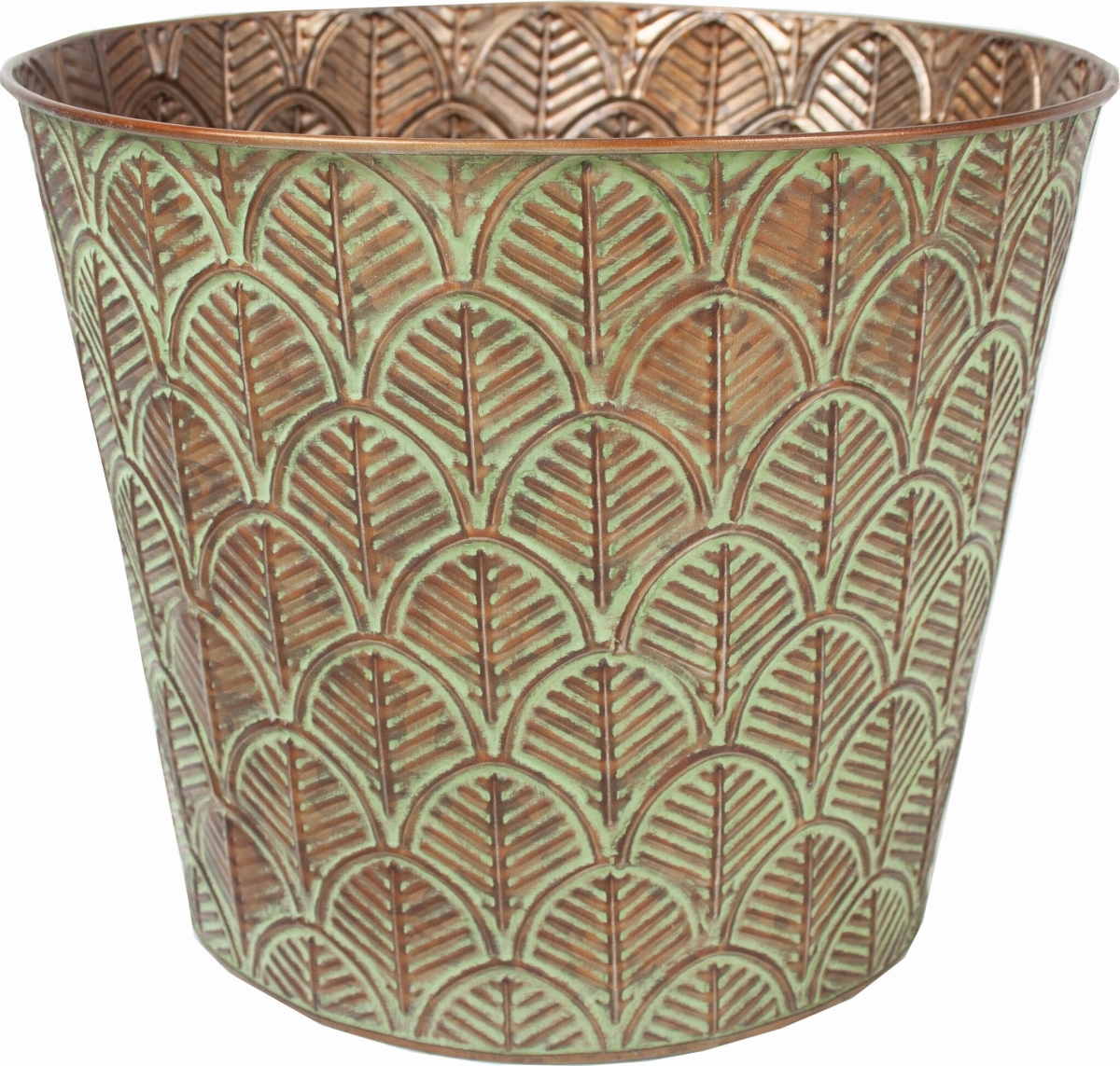Picture of 212 Main AI-GA3525OZC Embossed Green Leaves 5 Planter