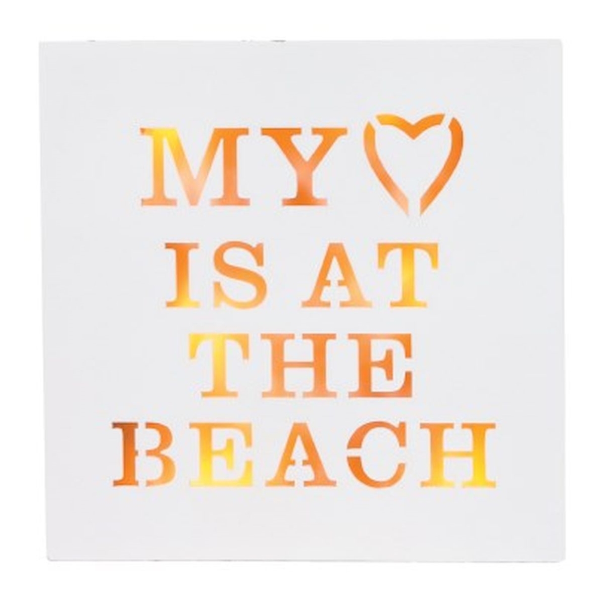 Picture of 212 Main AI-GG9042 My Heart is at the Beach LED Wall Sign