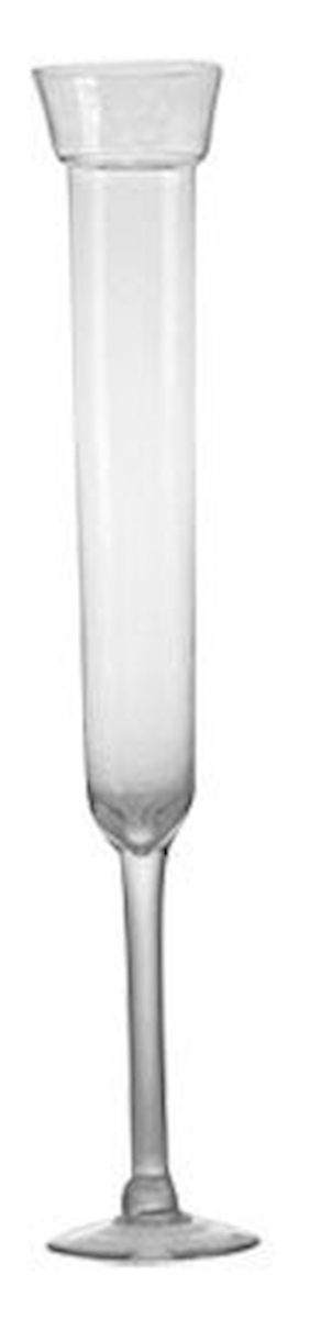 Picture of 212 Main AI-GL019 Clear Glass Pedestal Vase