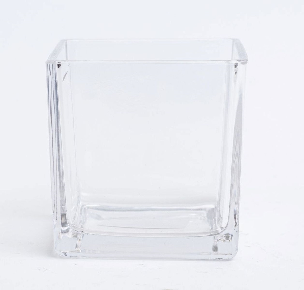 Picture of 212 Main AI-GL445CLR Clear Cube Decorative Vase