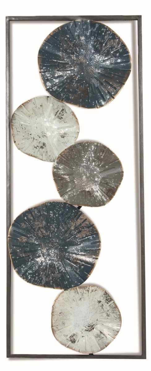 D Multi Color Metal Abstract Wall Decor