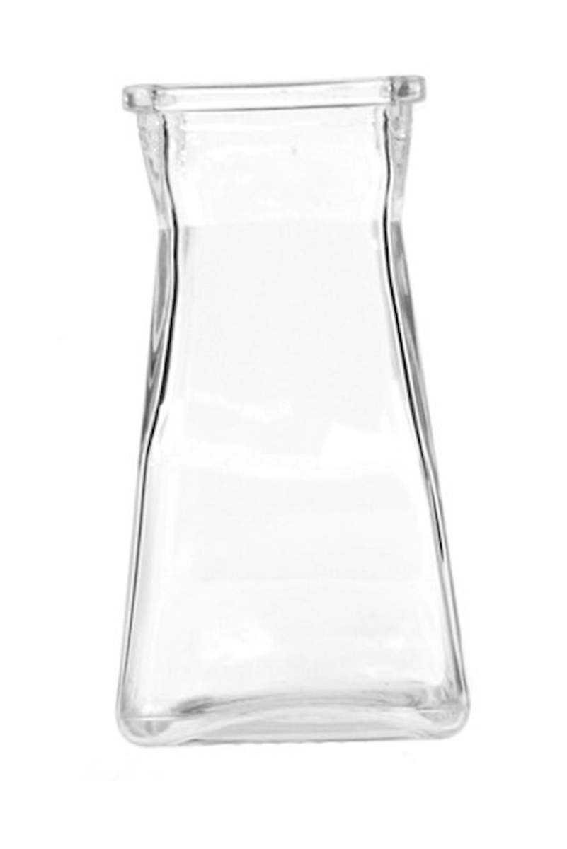 Picture of 212 Main AI-N3097 Clear Gathered Square Vase