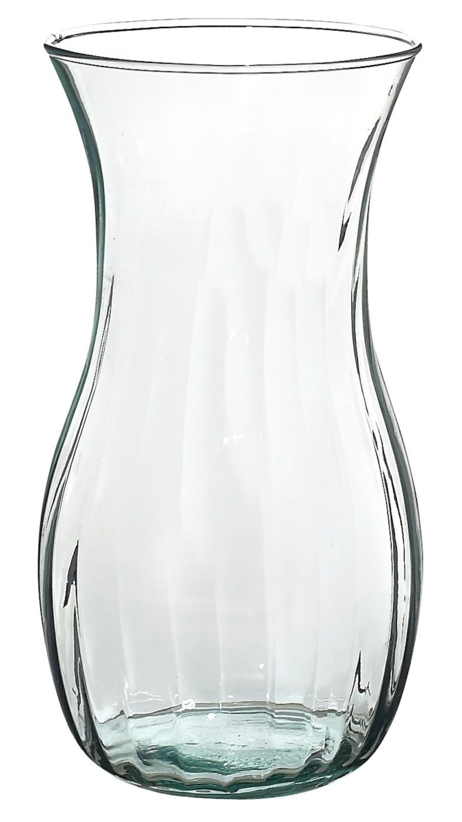 Picture of 212 Main AI-N3949SCLR Vaz Optic Clear Recycled Glass Vase