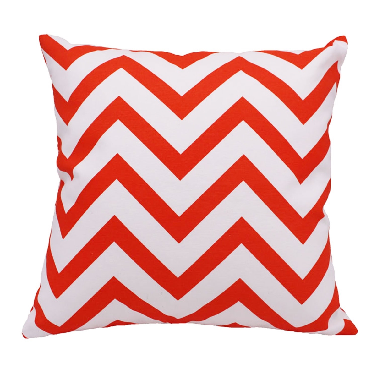 Picture of HUI Home HH-LA1818CV15OP 18 x 18 in. Chevron Pattern Pillow with Polyester Insert&#44; Red & White