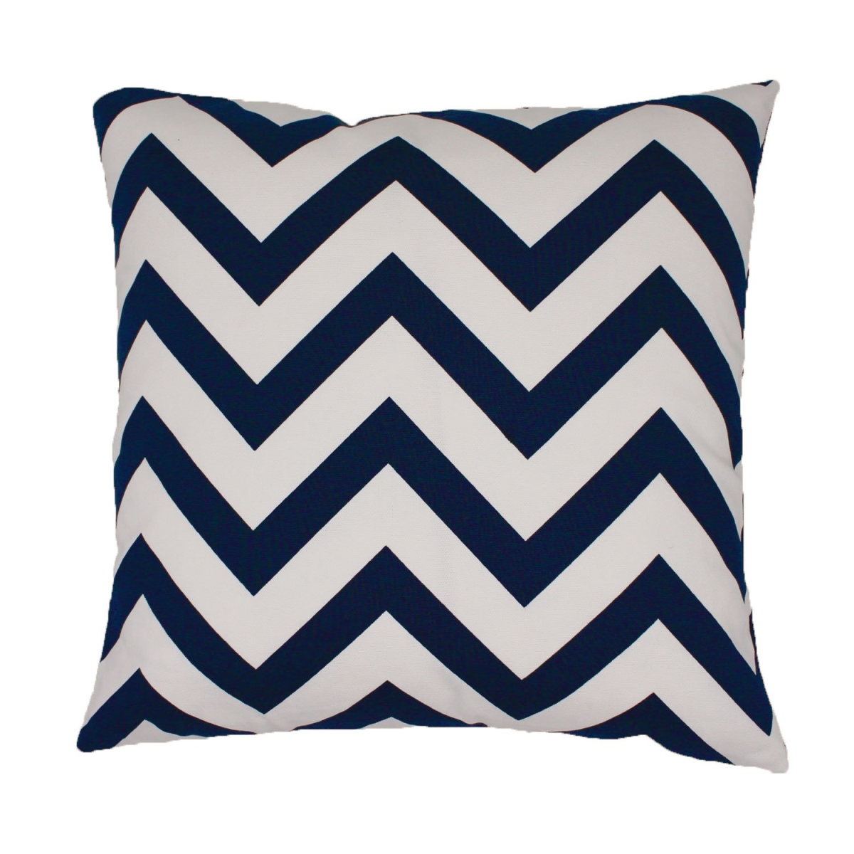 Picture of HUI Home HH-LA1818CV17OP 18 x 18 in. Chevron Pattern Pillow with Polyester Insert&#44; Blue & White