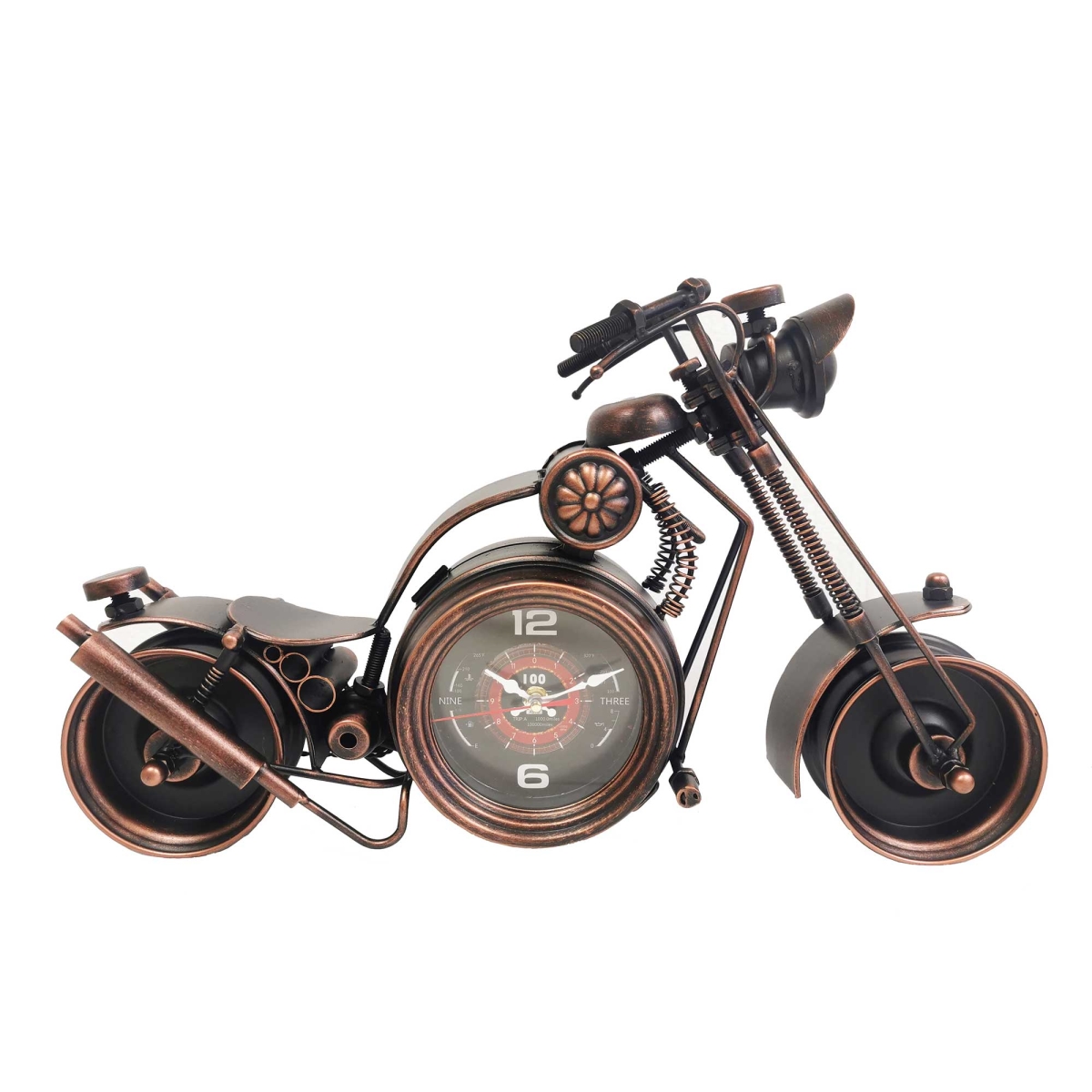 Picture of Mr. MJs BM-TC1993 Vintage Metal Motorcycle Table Clock