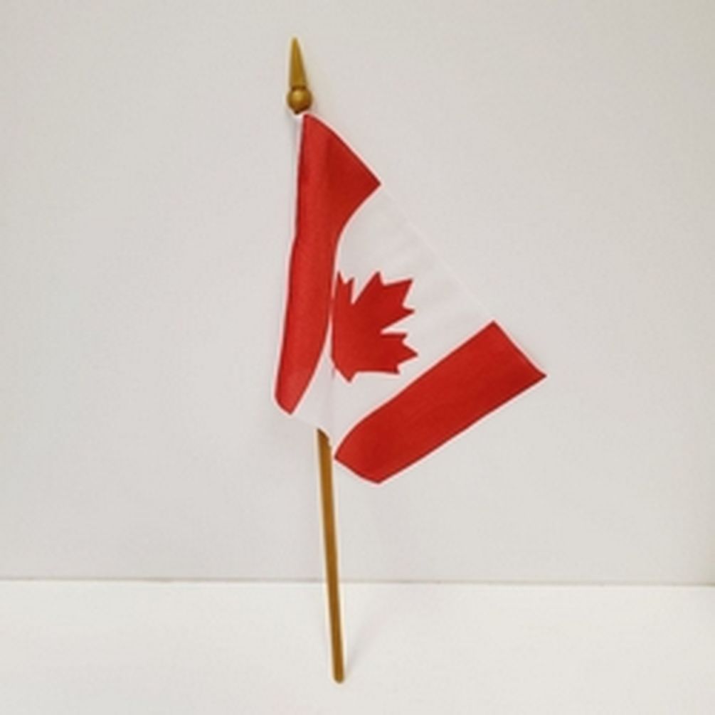 4 x 6 in. Canada Flag on a Stick Decoration