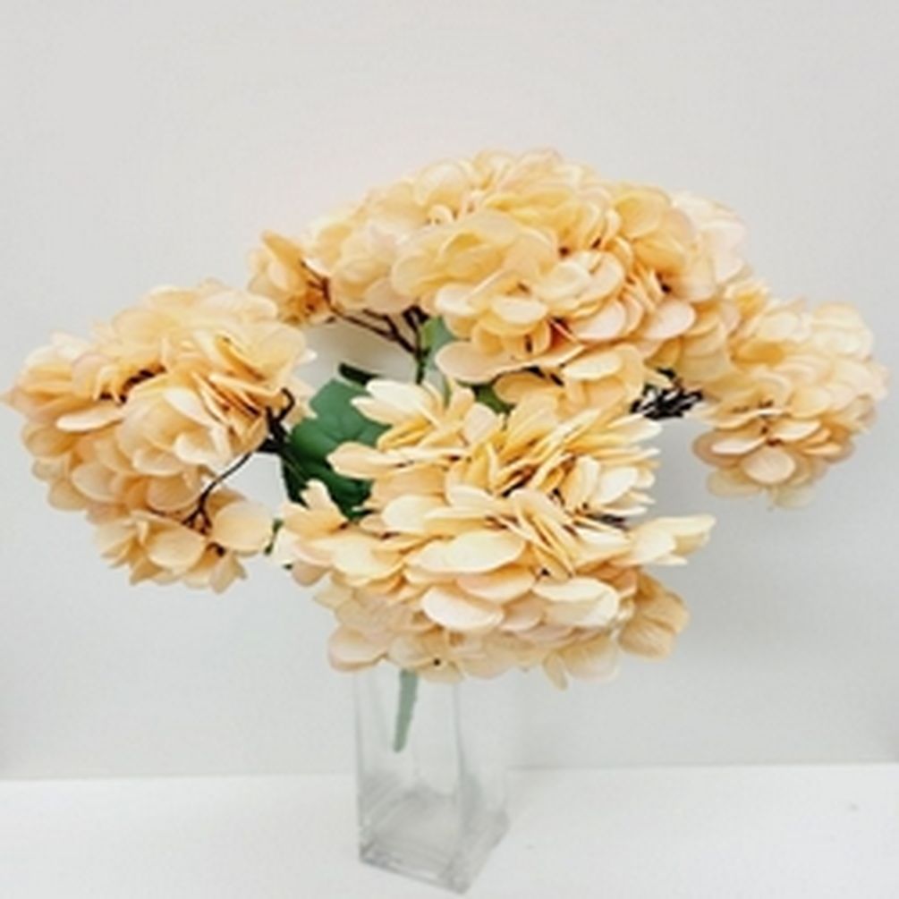 Picture of Mr. MJs CM-GW380CO 19 in. Coral Hydrangea Bush Artificial Flowers