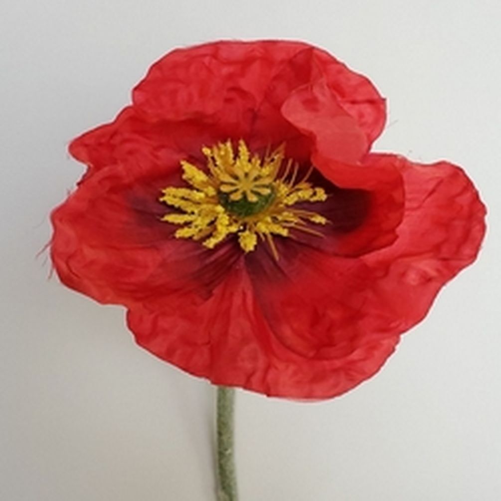 Picture of Mr. MJs CM-IS076RD 28 in. Red Poppy Stem Artificial Flowers
