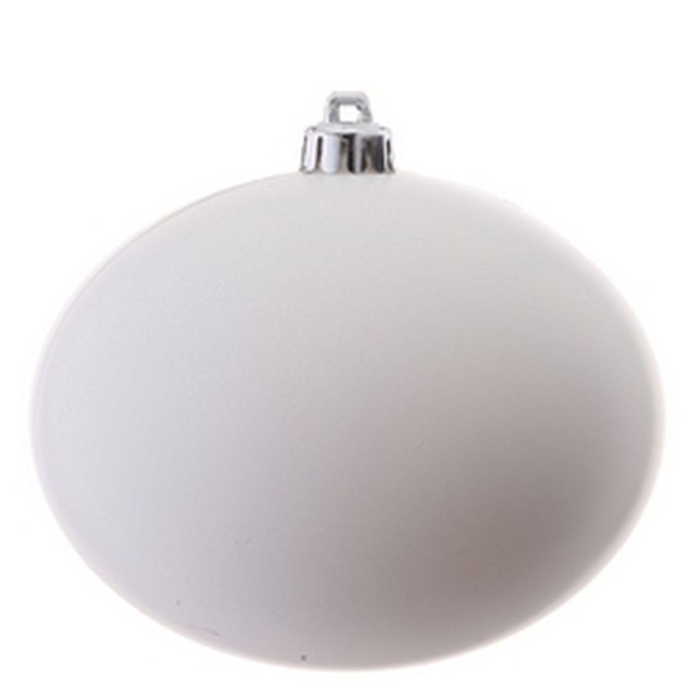 Picture of Mr. MJs CM-RC008WH 4 in. Matte White Ball Ornaments&#44; Set of 4