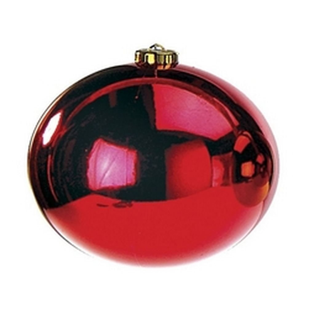 Picture of Mr. MJs CM-RC009RD 5.5 in. Shiny Red Ball Ornaments&#44; Set of 2