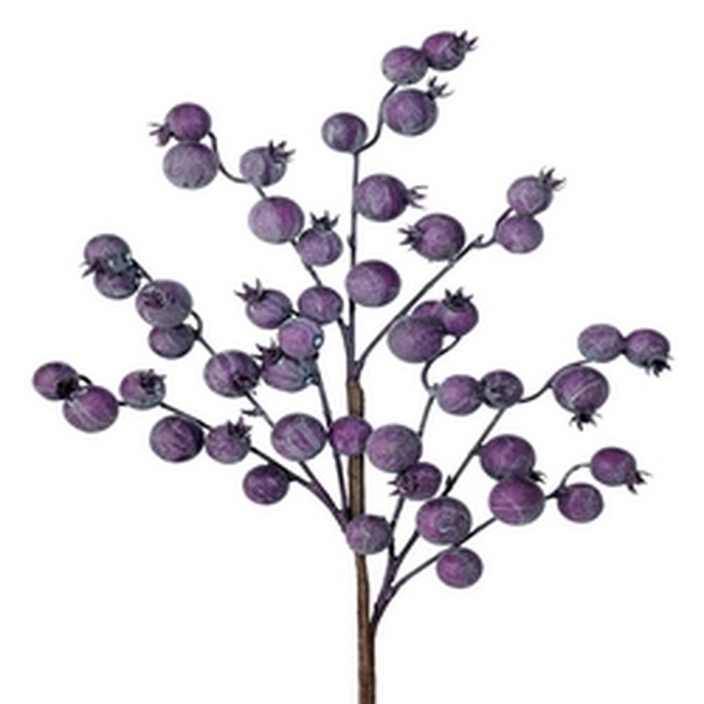 Picture of Mr. MJs CM-RC451PU 16 in. Waterproof Purple Crabapple Spray Faux Plants & Trees