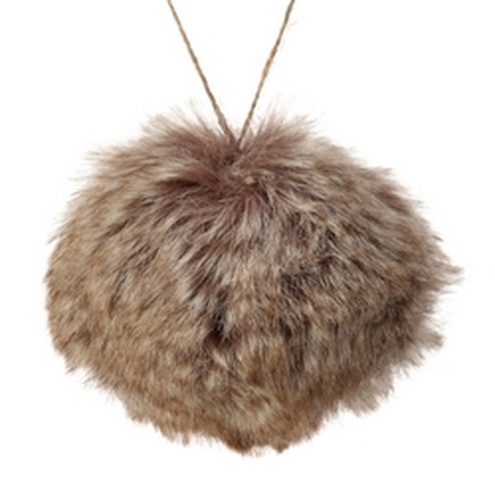Picture of Mr. MJs CM-RC477BR 4 in. Faux Fur Ball Ornament