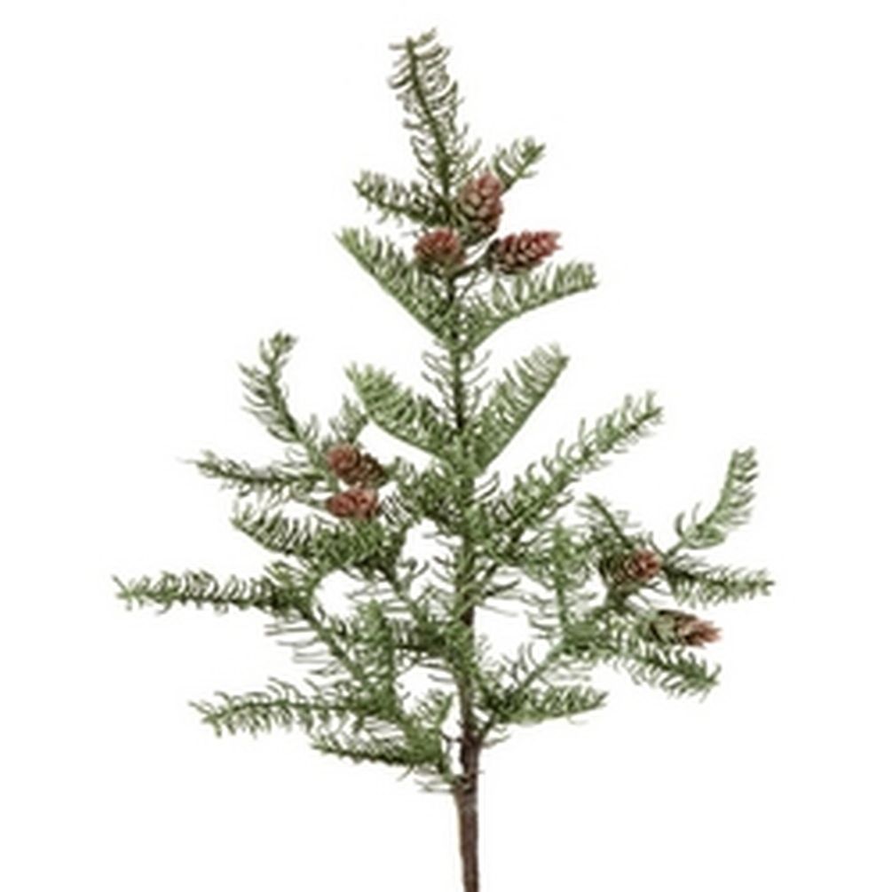 Picture of Mr. MJs CM-RC509GR 28 in. Real Touch Spruce Branch with Cones Faux Plants & Trees