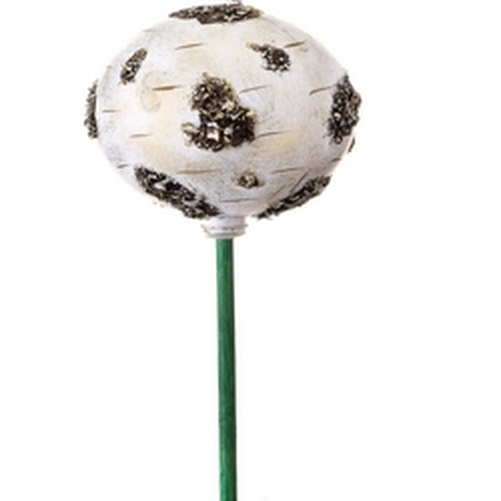 Birch Ball Garden Stake