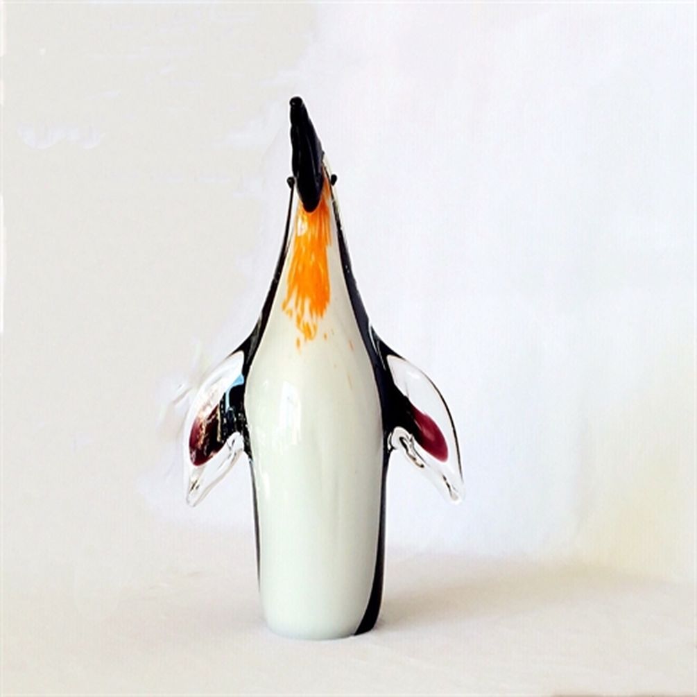 Picture of W2 Trading WT-P1177 Art Glass Standing Penguin Figurine