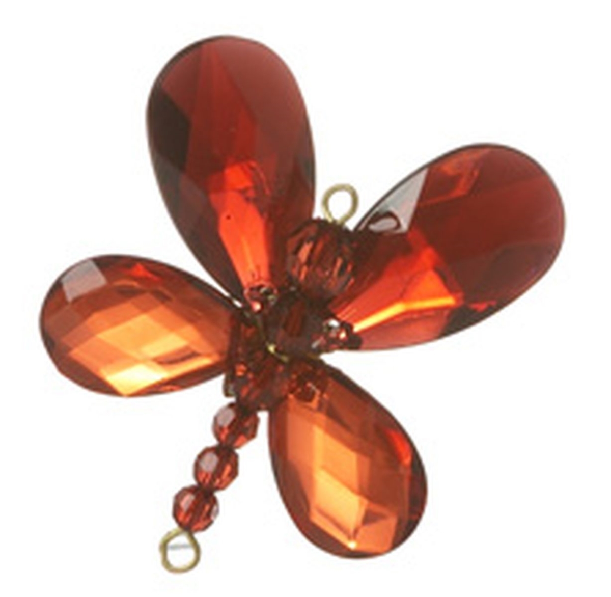 Picture of Mr. MJs VL-JA154-01-RED Acrylic Butterfly Magnet&#44; Red - Set of 6