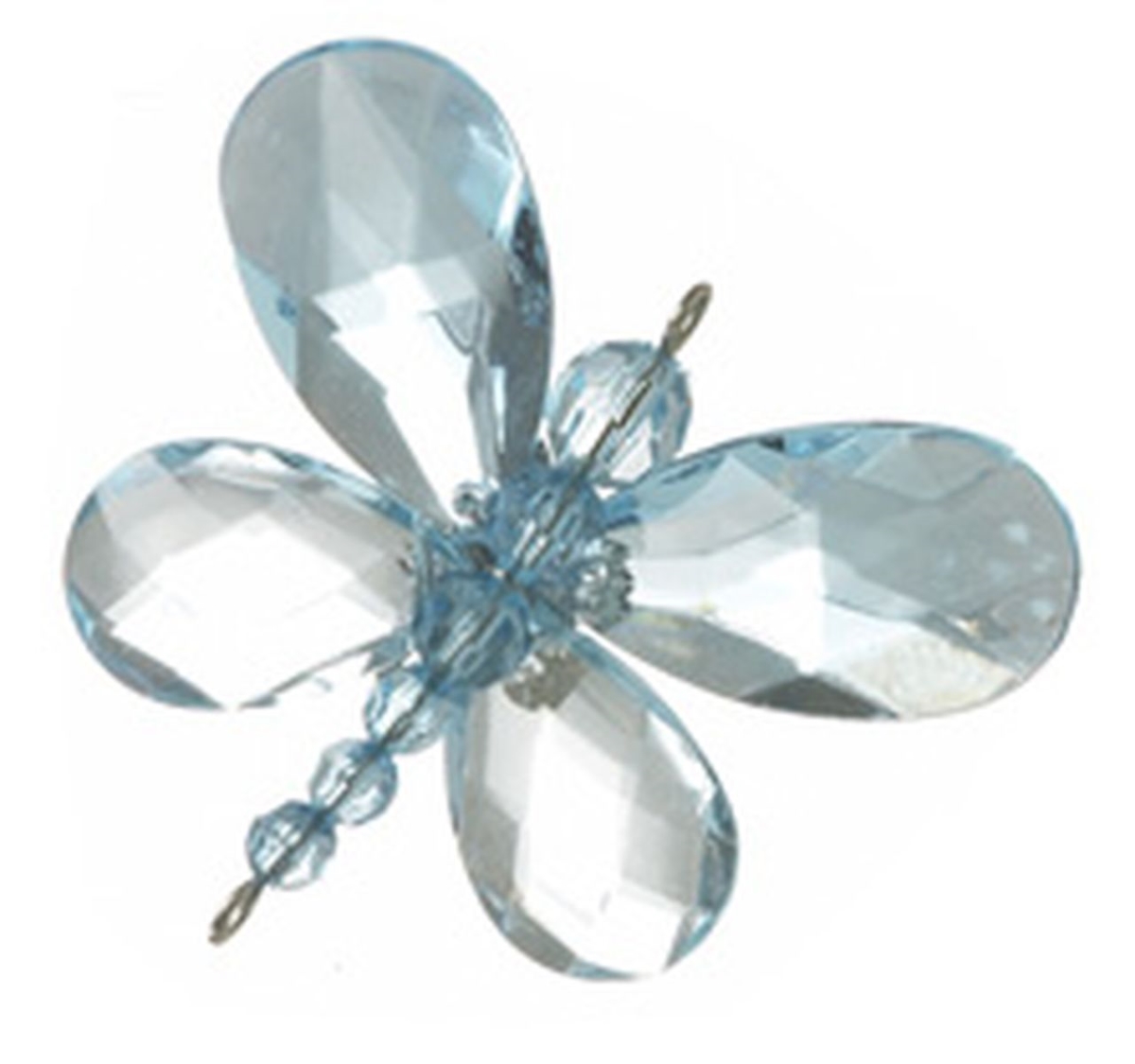 Picture of Mr. MJs VL-JA154-01-TRQ Acrylic Butterfly Magnet&#44; Turquoise - Set of 6