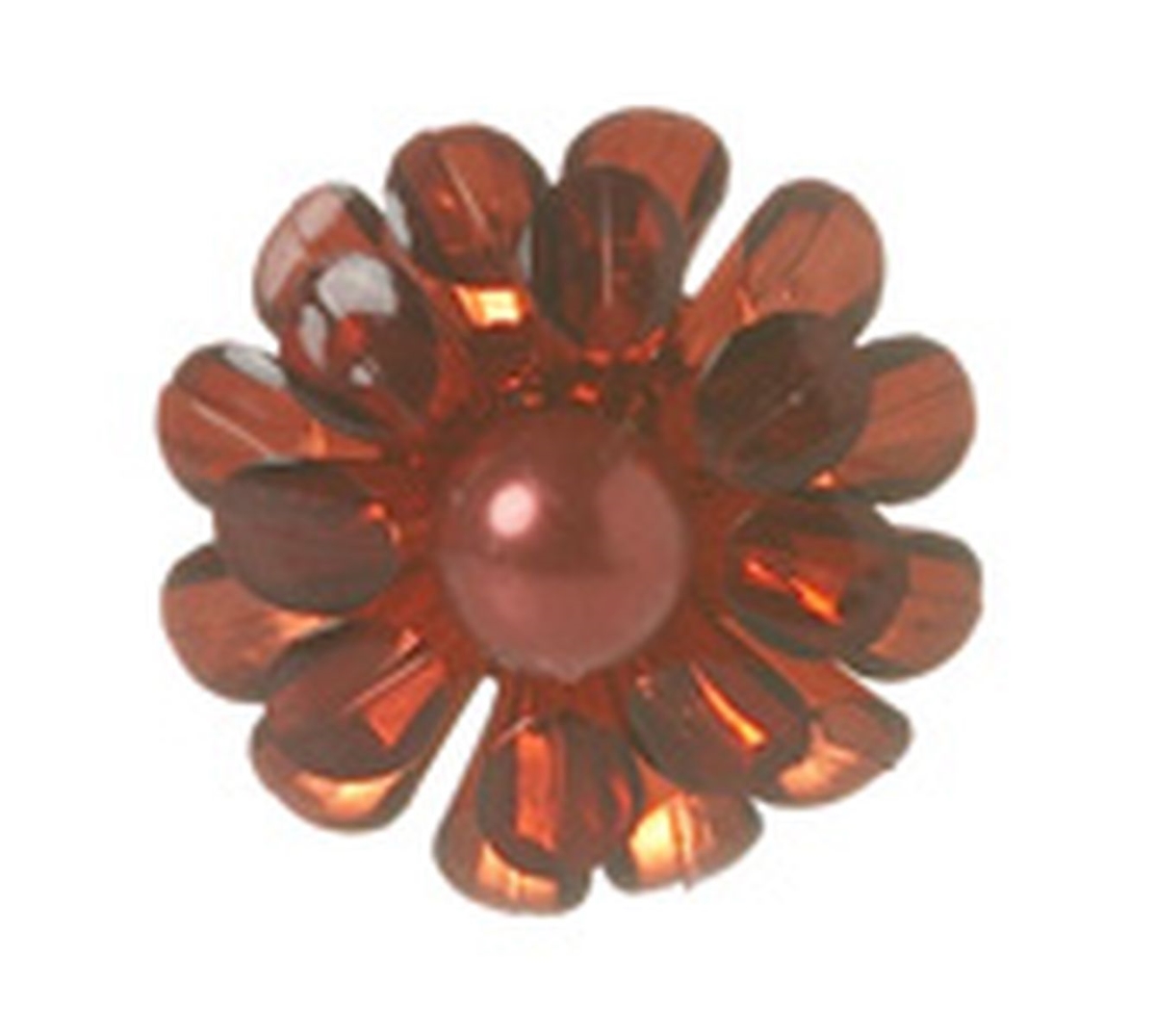 Picture of Mr. MJs VL-JA155-21-RED Acrylic Flower Magnet&#44; Red - Set of 6