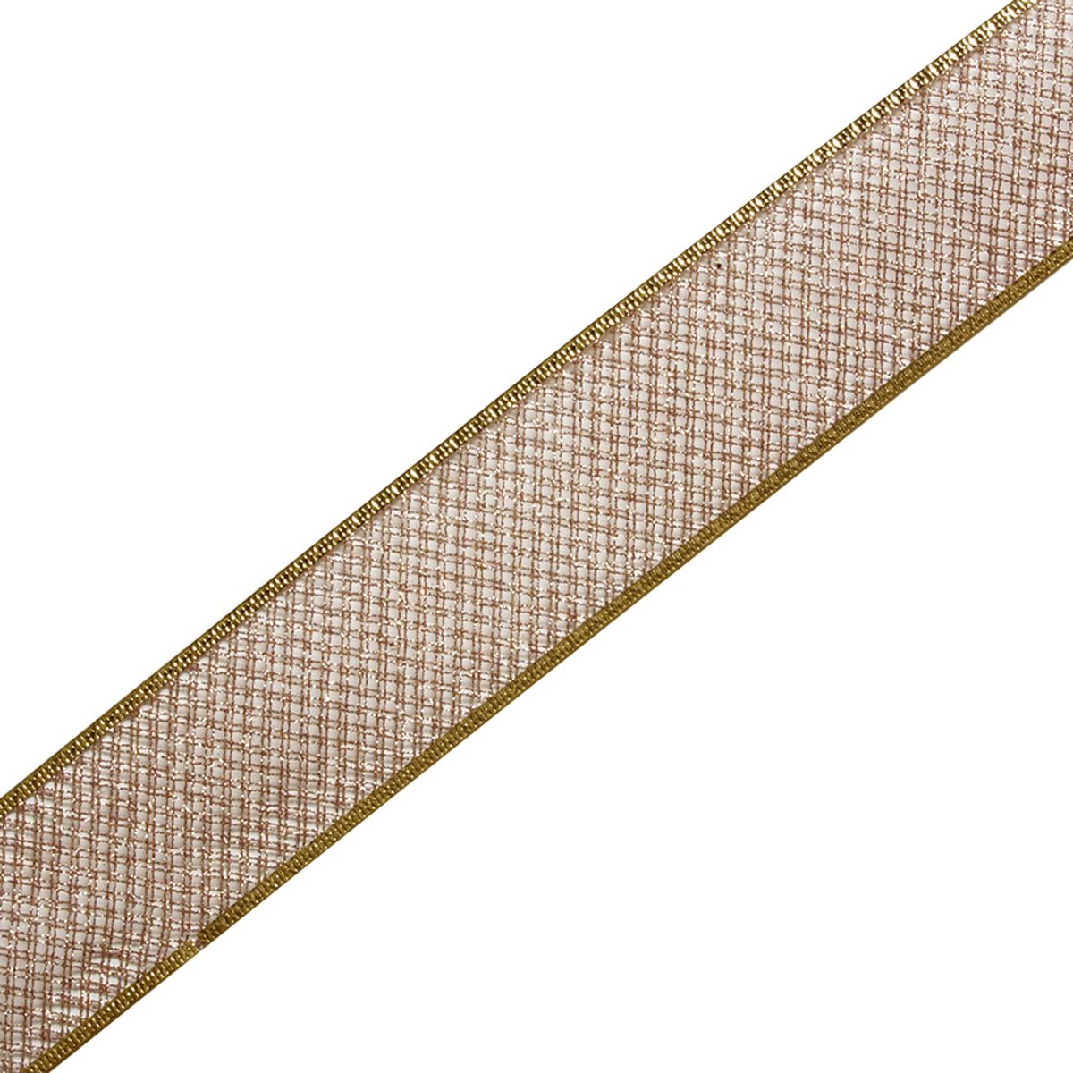 Picture of Mr. MJs VL-R-A2821 2.5 in. x 10 Yards Copper Colored Mesh Ribbon