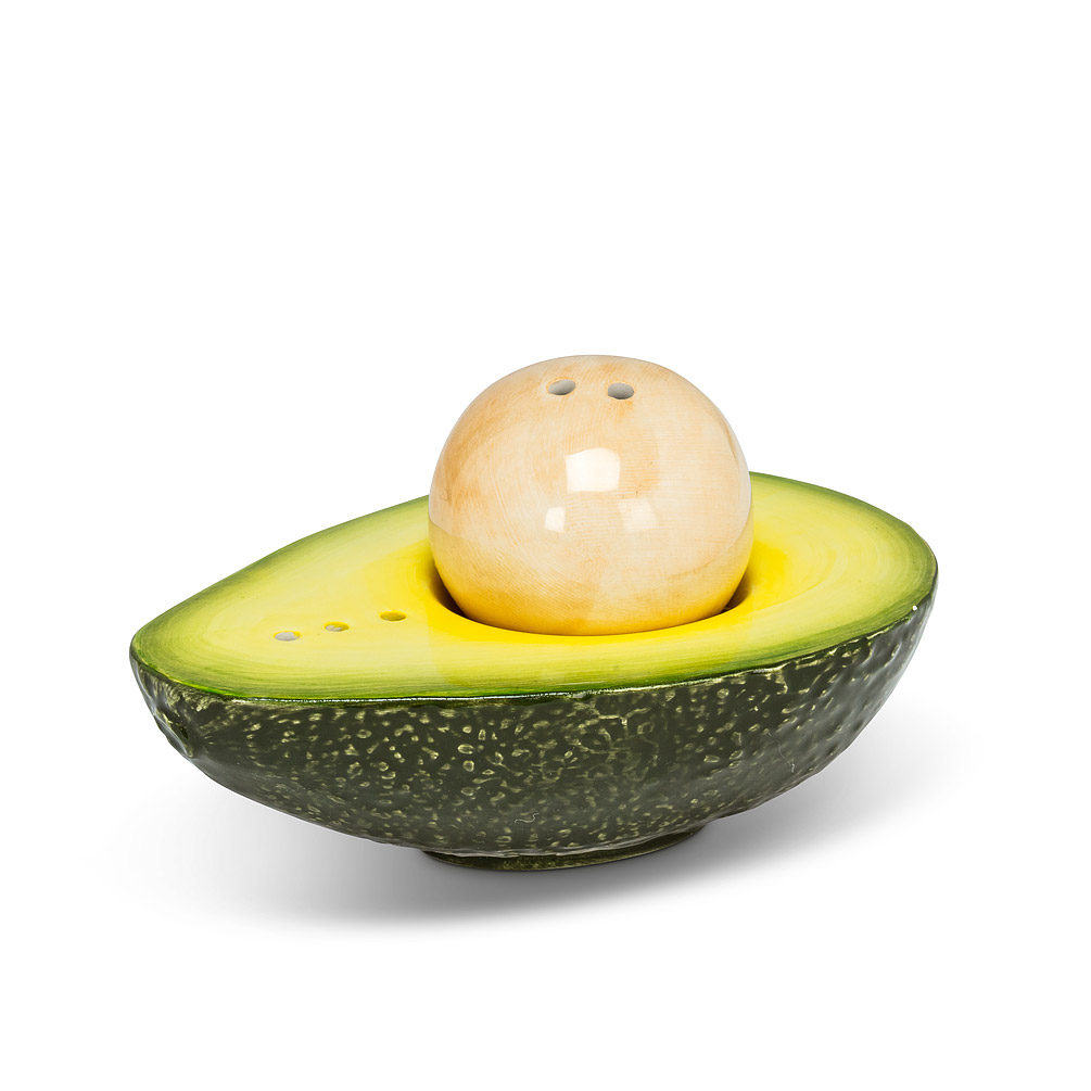 Picture of Abbott Collections AB-27-AVOCADO-110 4 in. Avocado & Pit Salt & Pepper Shaker&#44; Green