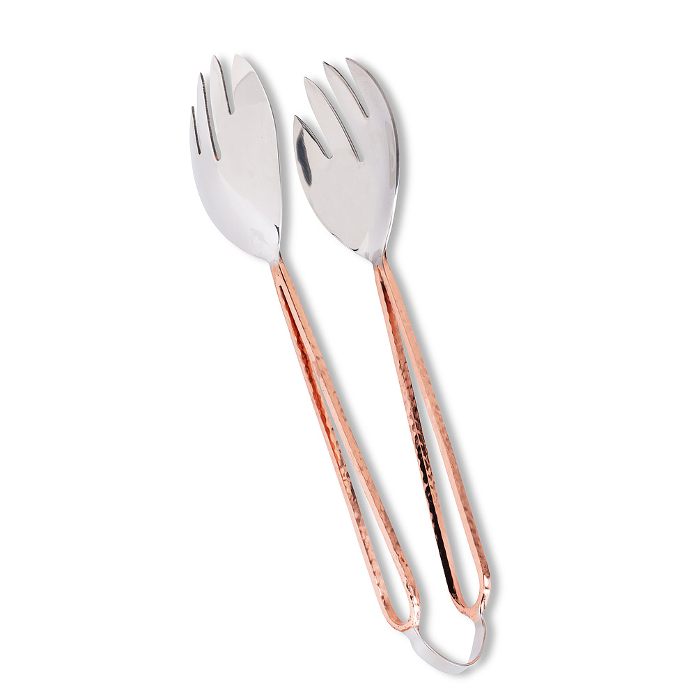 Picture of Abbott Collections AB-36-THOR-TONG 10.5 in. Loop Handle Salad Tongs&#44; Copperplated
