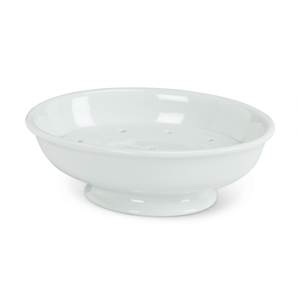 Picture of Abbott Collections AB-27-BLANC-948 5.5 in. Strainer & Soap Dish&#44; White - 2 Piece