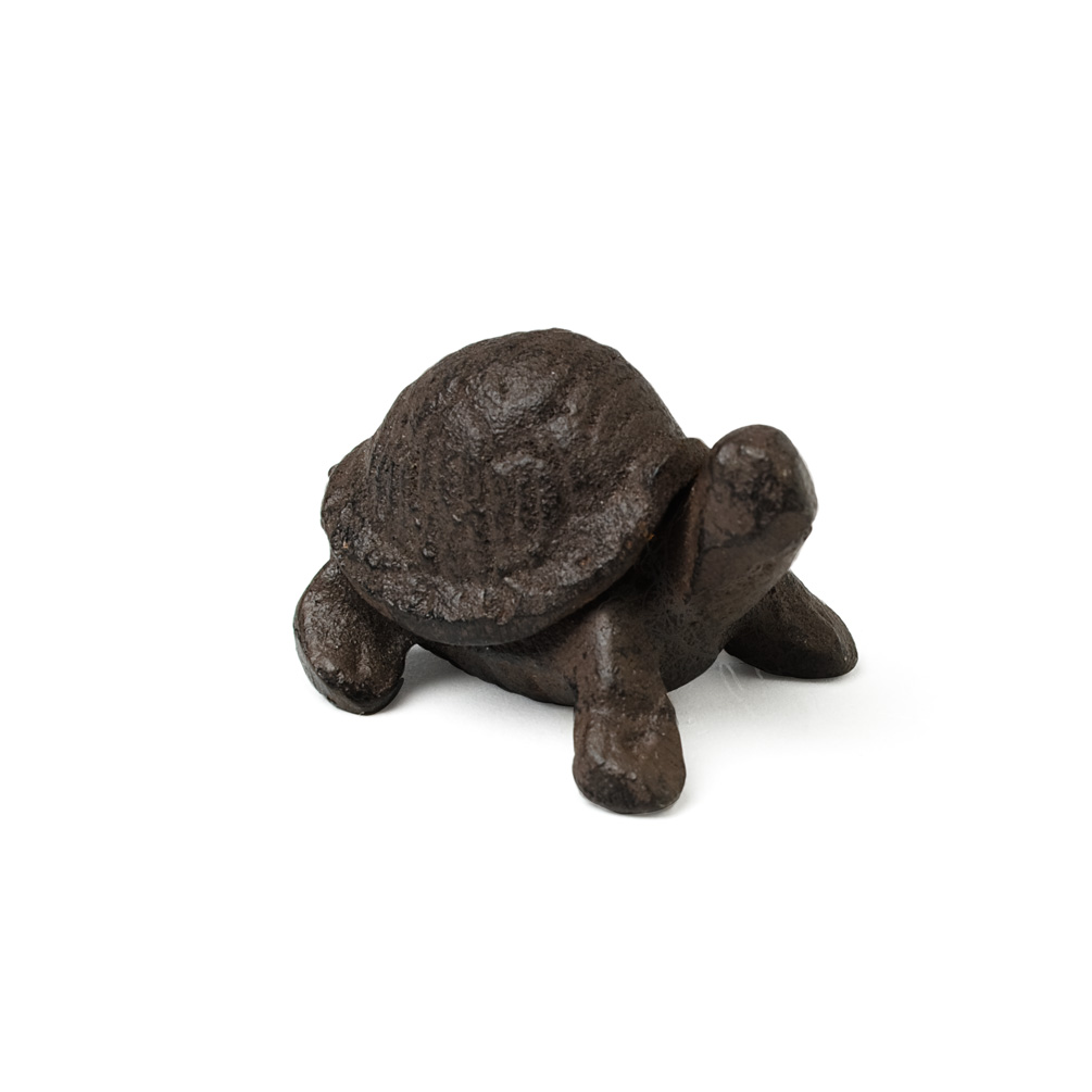 Picture of Abbott Collections AB-27-IRONAGE-07 Dark Brown Turtle Figurine