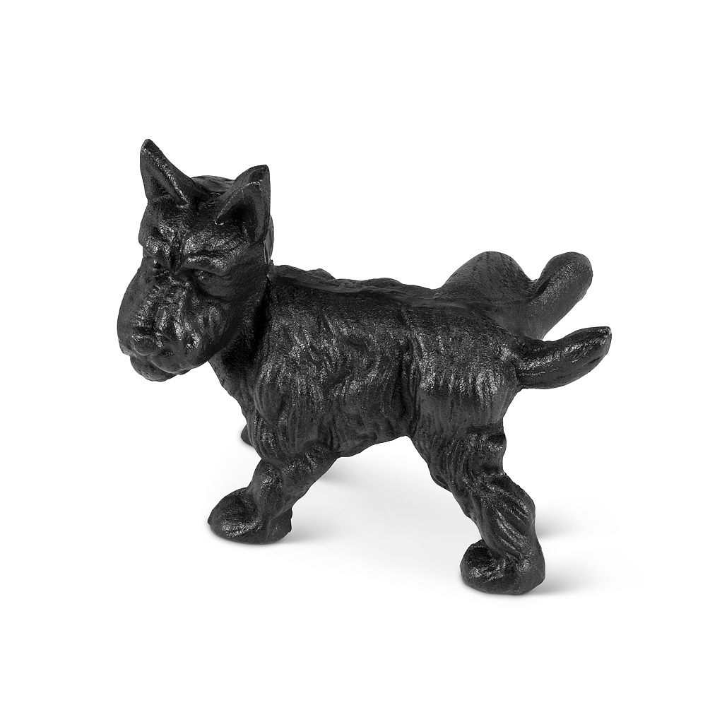 Picture of Abbott Collections AB-27-IRONAGE-32 7 in. Scottie Dog Door Stopper&#44; Antique Black