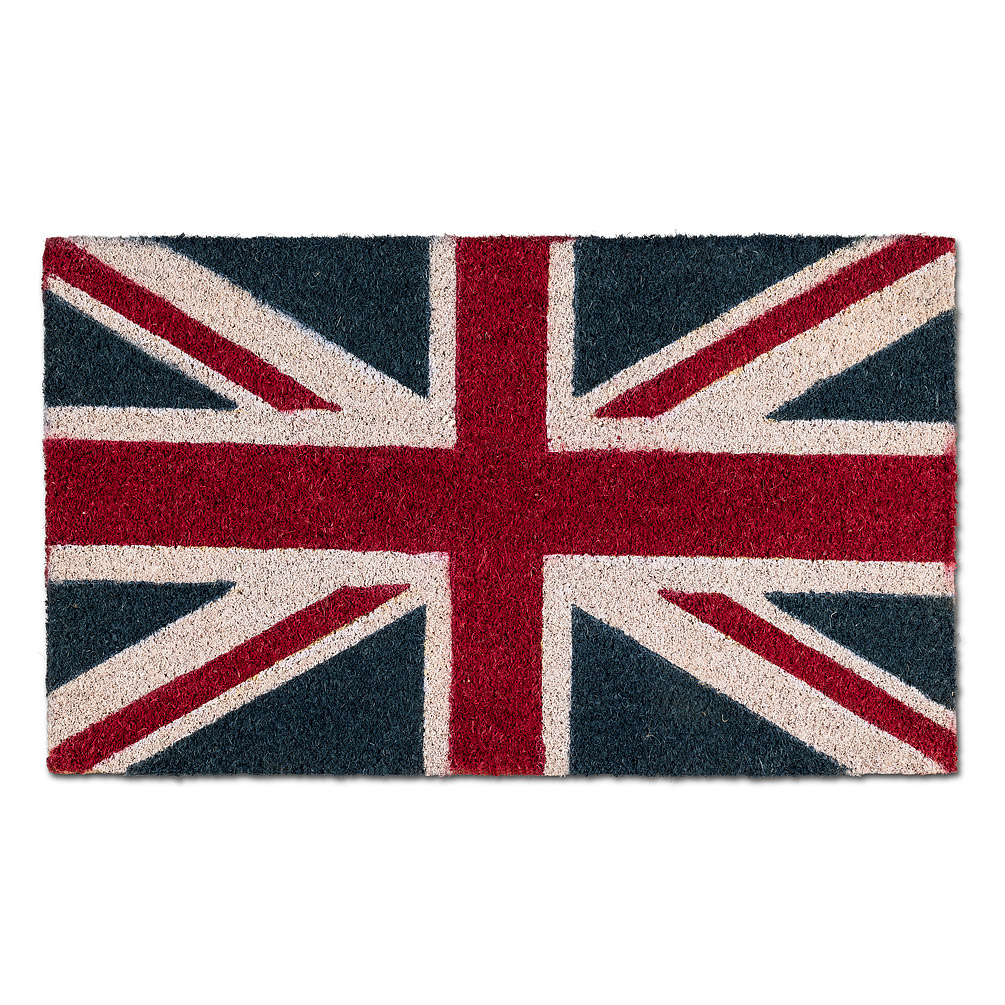 Picture of Abbott Collections AB-35-PFW-GE-416 18 x 30 in. Union Jack Flag Doormat&#44; Blue & Red