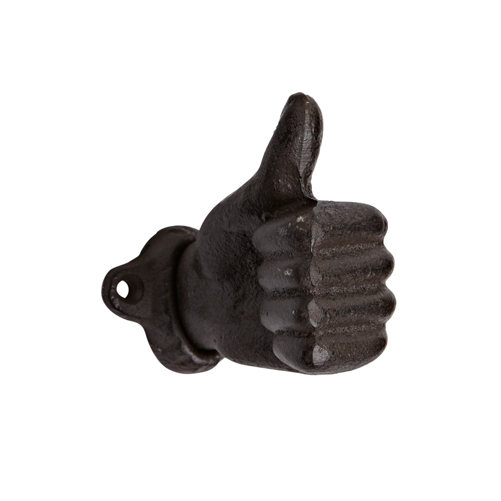 Picture of Abbott Collections AB-27-IRONAGE-119 2 in. Thumbs Up Hook&#44; Dark Brown