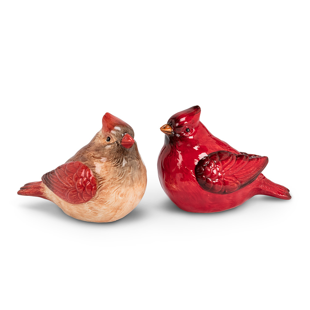 Picture of Abbott Collections AB-27-SHAKER-CARD 4 in. Cardinal Salt & Pepper&#44; Red