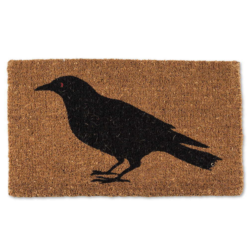 Picture of Abbott Collections AB-35-FWD-BI-841 18 x 30 in. Standing Crow Doormat&#44; Natural & Black