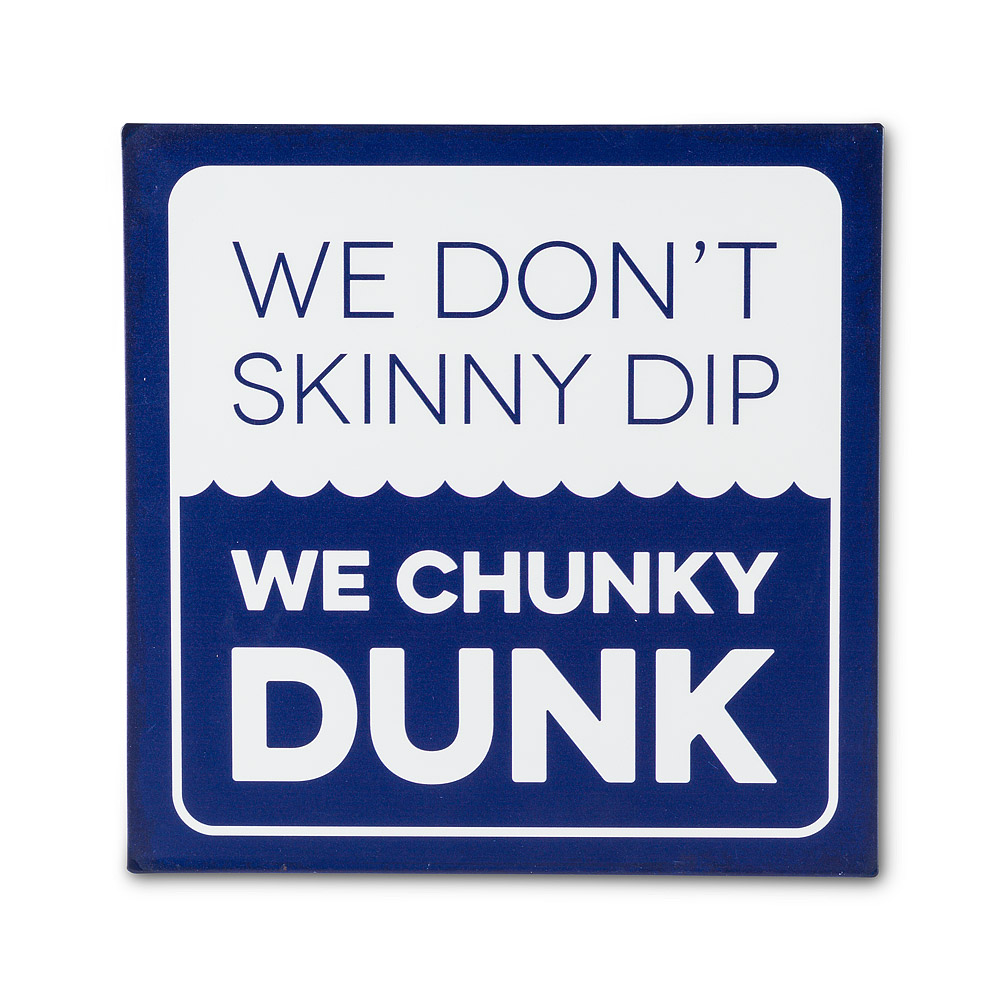 Picture of Abbott Collections AB-27-POOL-964 10 in. Dont Skinny Dip Sign&#44; Blue