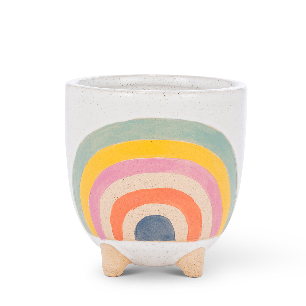 AB-27-VIBE-724-SM Rainbow Footed Planter