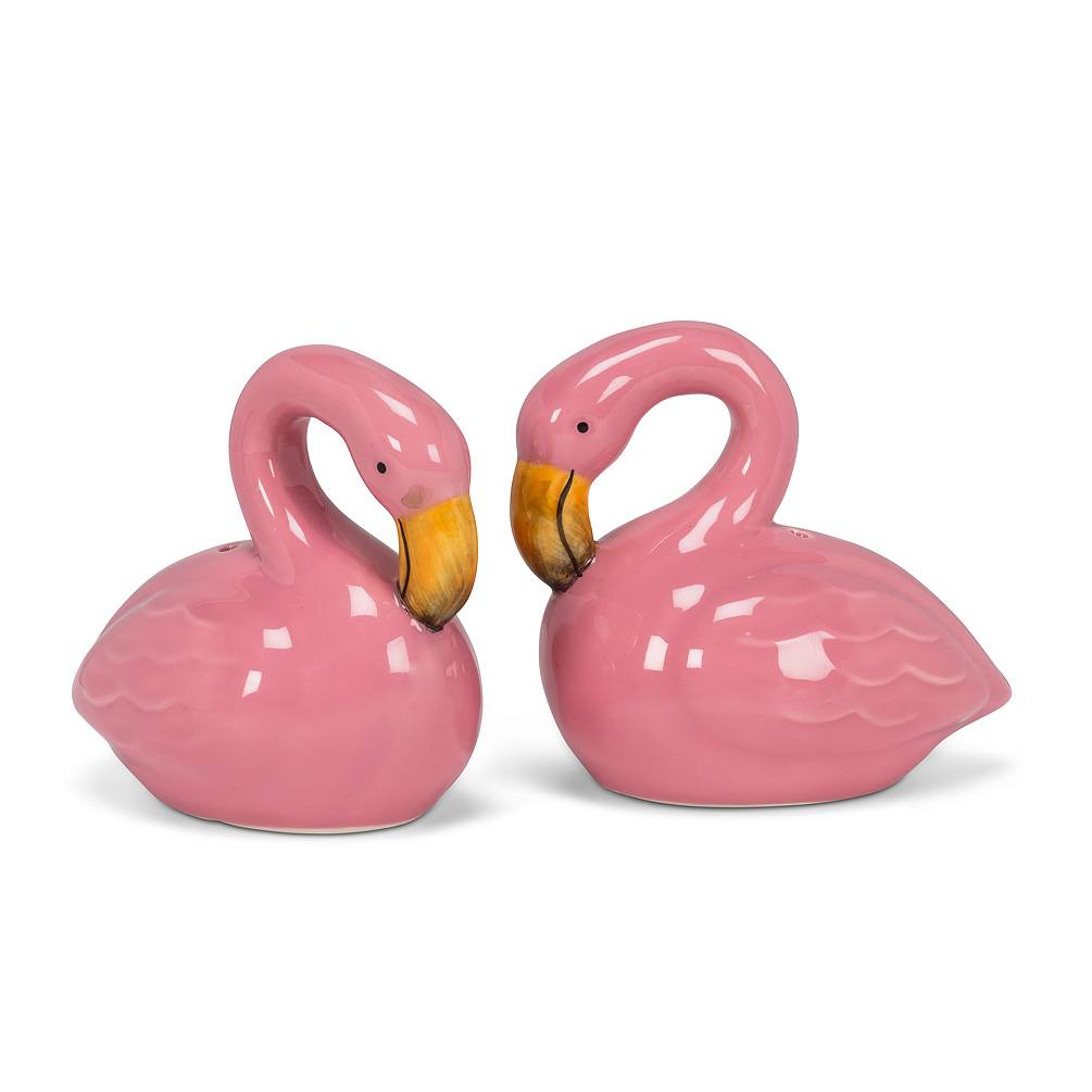 Picture of Abbott Collections AB-27-DASH-009 3 in. Sitting Flamingo Salt & Pepper&#44; Pink
