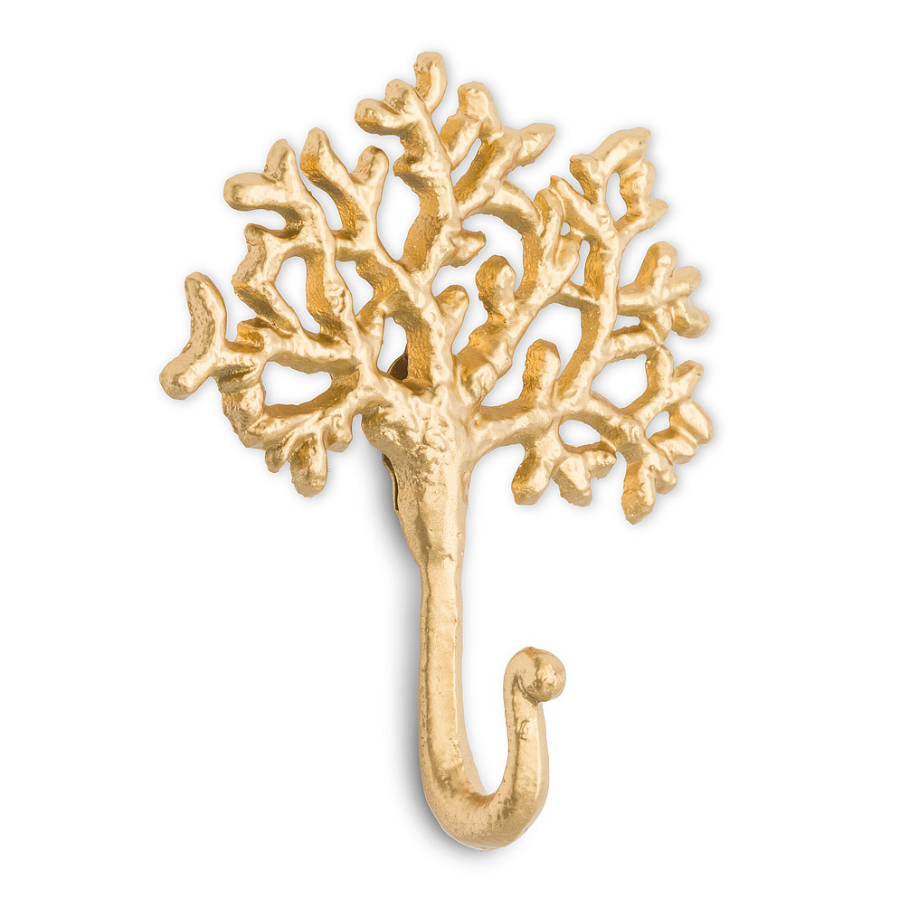 Picture of Abbott Collections AB-27-SMITH-170 6.5 in. Coral Single Hook, Gold
