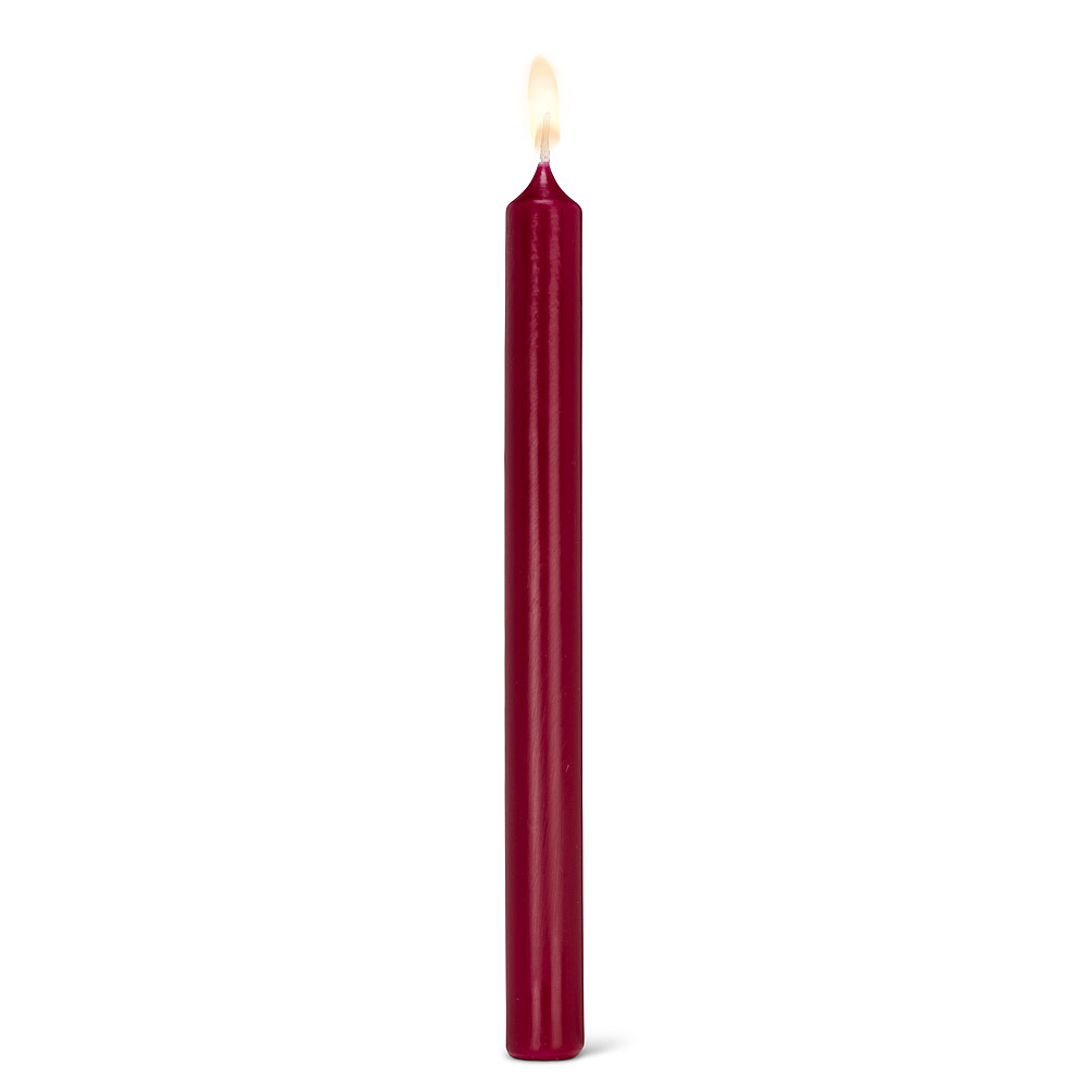 Picture of Abbott Collections AB-82-CLASSIC-25022-34 10 in. Straight Taper Candles, Dark Red - 4 Piece