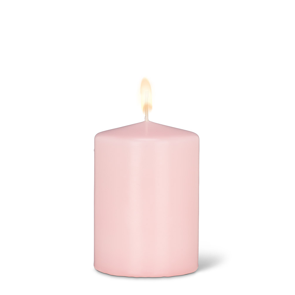 Picture of Abbott Collections AB-82-CLASSIC-10070-217 4 in. Pink Pillar Candle, Soft Pink